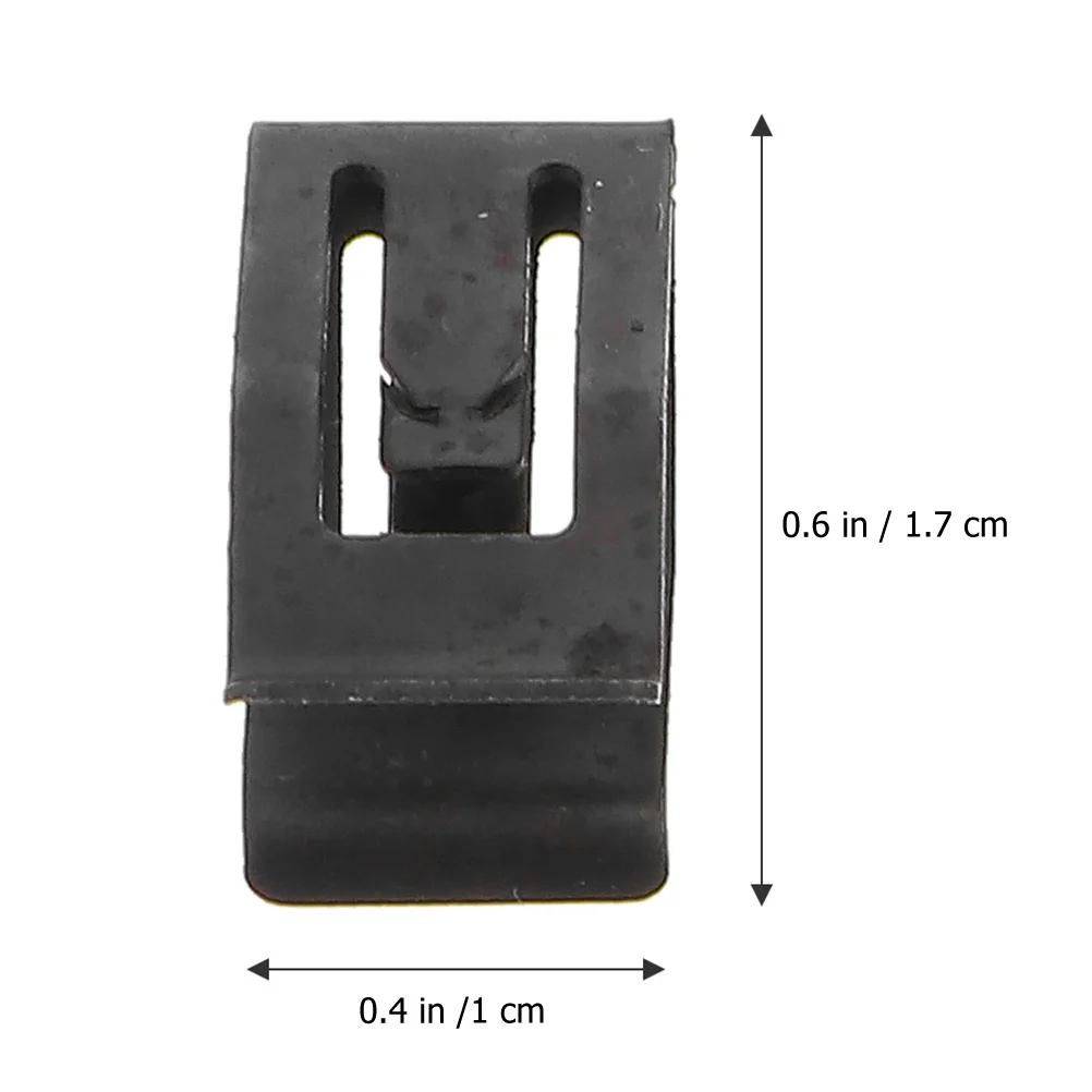 

80Pcs Auto Parts Dashboard Trim Panel Retainer Metal Center Console Clip Bumper Body Trim Retainer Automotive Interior Accessory