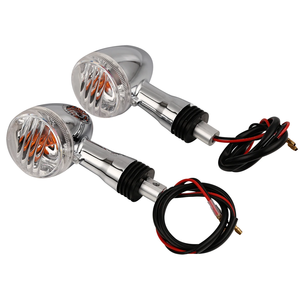 

Motorcycle Bullet Rear Turn Signals For SUZUKI Boulevard M109R VRZ1800 2006-2013 2012 2011 2010 Orange/Clear Lens