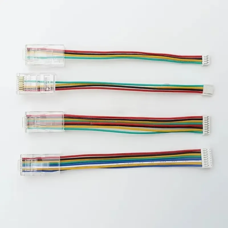 4Pin RJ45 Crystal Head Monitoring Camera Network Port Line RJ45 Ethernet Port to 8Pin MX1.25/GH1.25mm Connection Cable