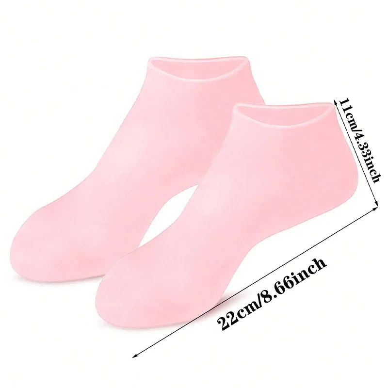 Universal silicone foot repair foot mask moisturizing foot spa mask effectively moisturizes foot protection socks foot care tool image 5