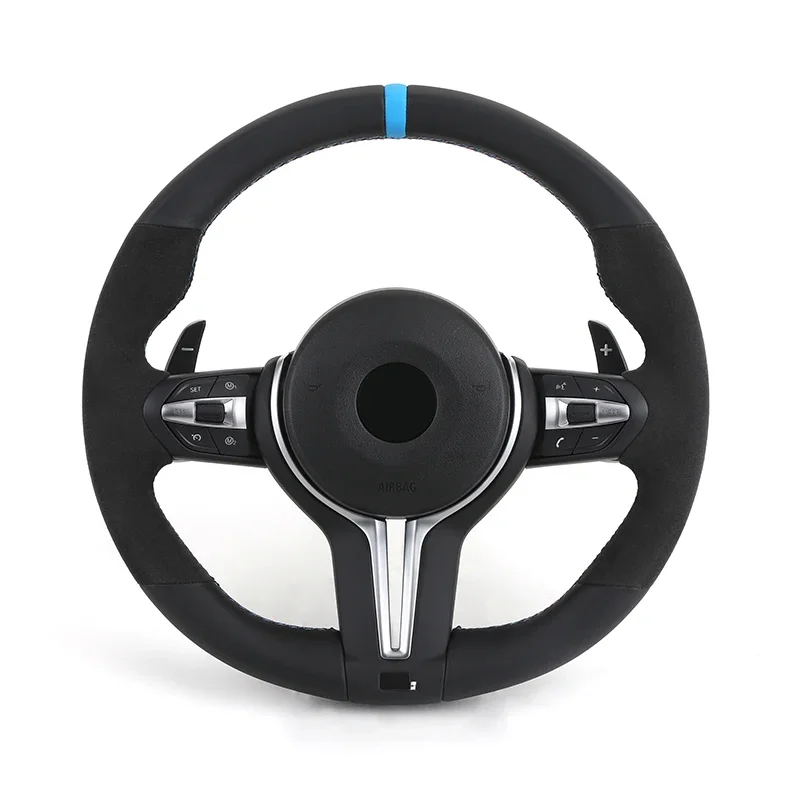 M Sport Volant Lenkrad Half Alcantara Steering Wheel for  7 Series F01 F02 F03 F06 F10 F22 F23 F30 F82 X5 F15 X5m E70 X3m F97