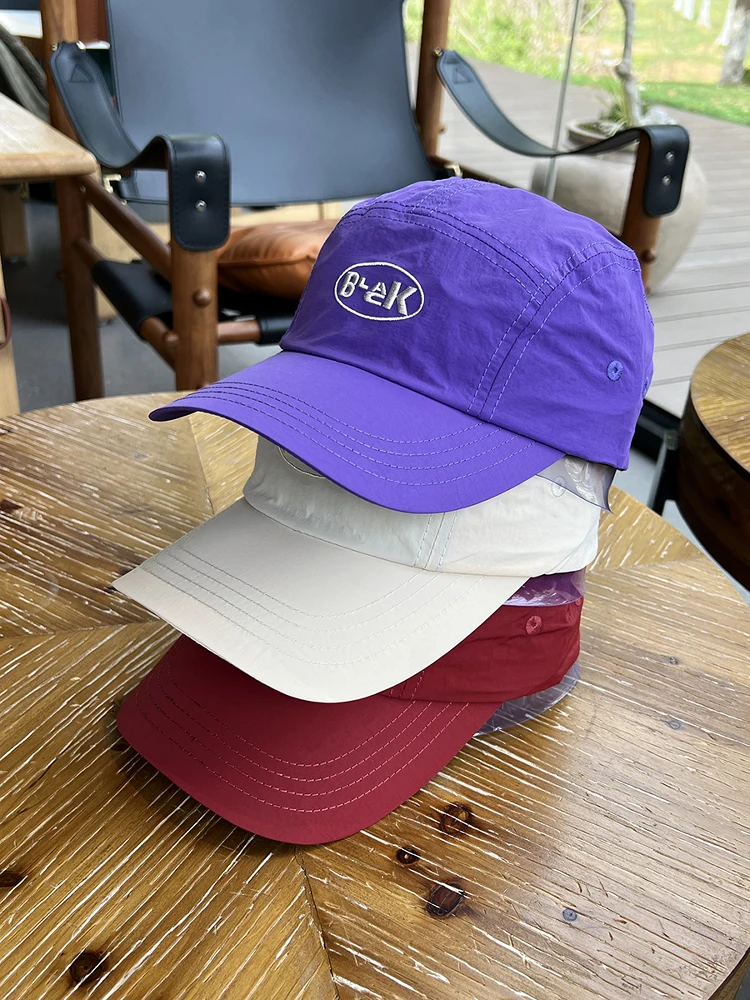 

Quick-drying five-piece cap Men's outdoor thin breathable baseball cap Women's couple travel visor