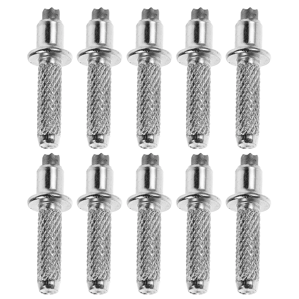 

10pcs Trekking Pole Tips Metal Walking Stick Cane Feet Attachments Durable High Carbon Steel Portable Lightweight Hiking Gear
