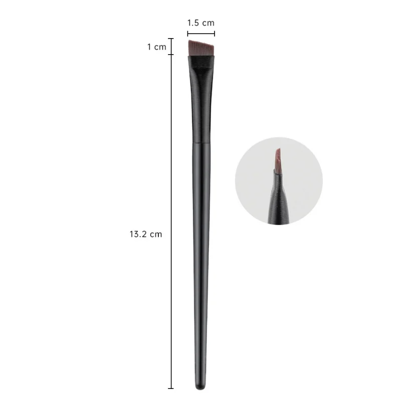 Brosse Eyeliner à lame A102, brosse à sourcils à angle plat, poudre à sourcils unique, correcteur, brosse de maquillage