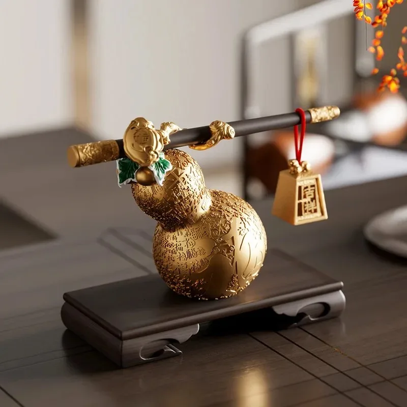 Gourd ornaments attract wealth town house living room TV cabinet entrance office decoration