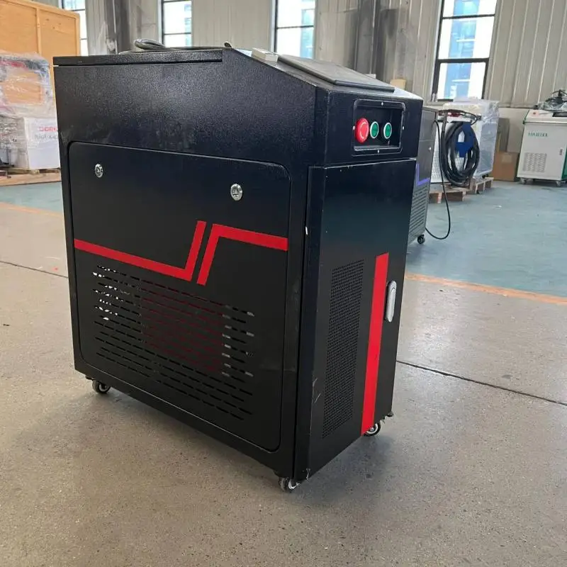AKQ-500 Pulsed Laser Cleaning Machine Portable Air Cooled Wood Metal Paint Remover Car Under Rust Cleaner 100w 200w 1000w Price