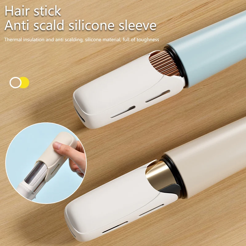 

Hair Straightener Heat Insulation Cover Curler Handle Iron Protector Sleeve Silicone Curling Holder High Temperature Resistance