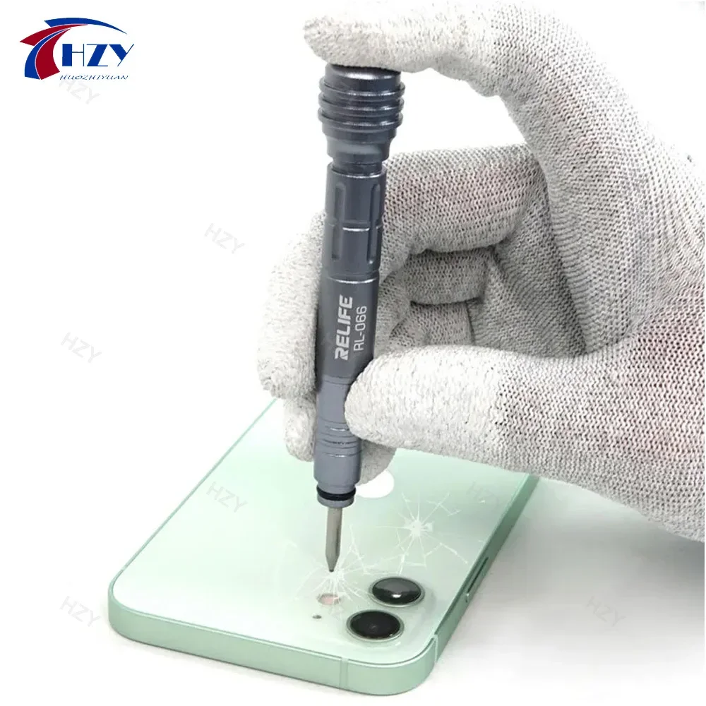 RELIFE RL-066 066C Glass Breaking Pen For iPhone Huawei Mobile Phone Rear Housing Battery Glass Cover Breaker Blasting Tools view 4
