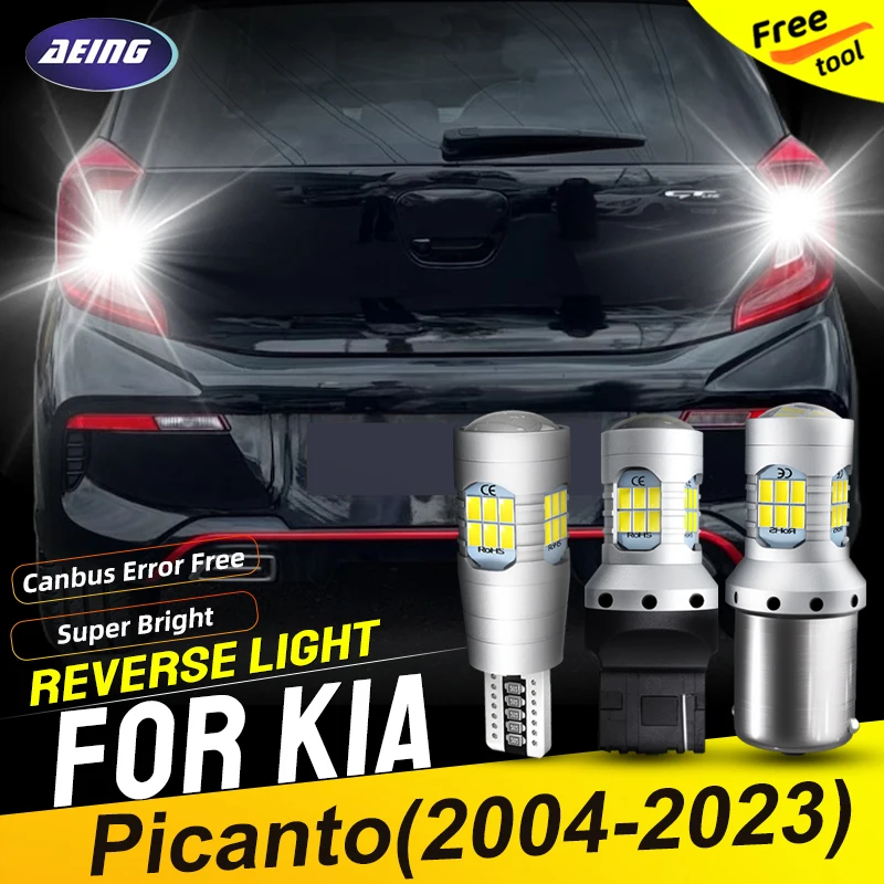 For Kia Picanto SA TA JA MK1/2/3 LED Reverse Light Blubs Reversing Lamp Bulb 2004 2006 2007 2009 2011 2013 2014 2018 2022 2023