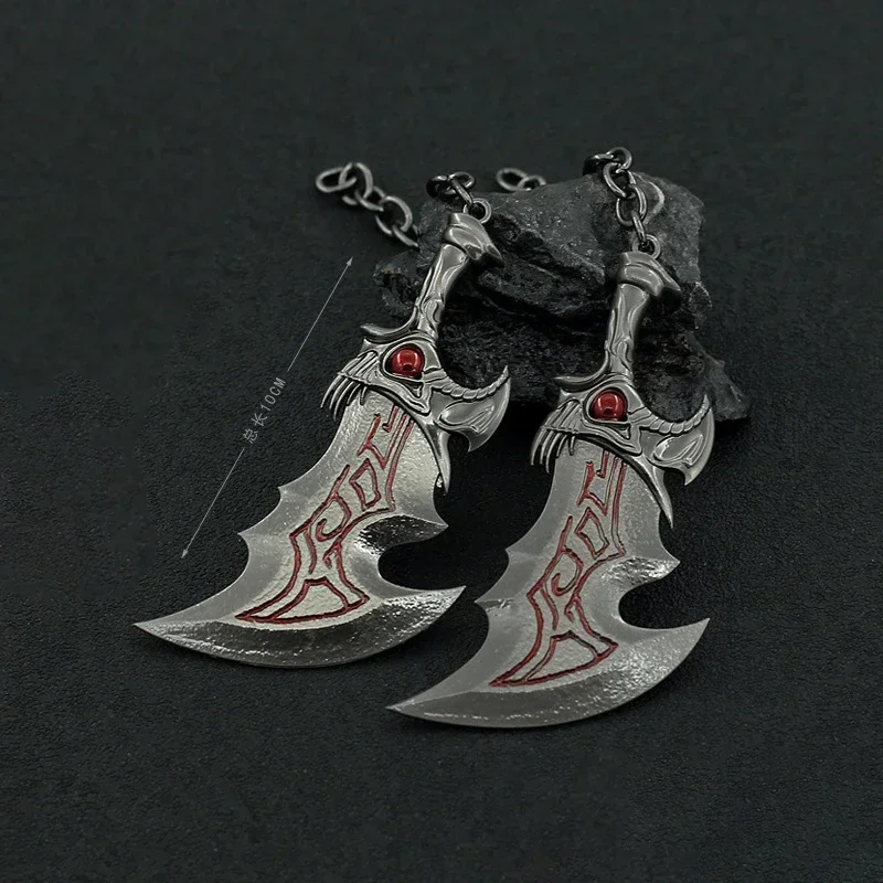 10 cm/3.94in God of War Wapen Blades van Athena Kratos Game Model Ghost of Spart Collection Desktop display Speelgoed Mes Jongen Gift