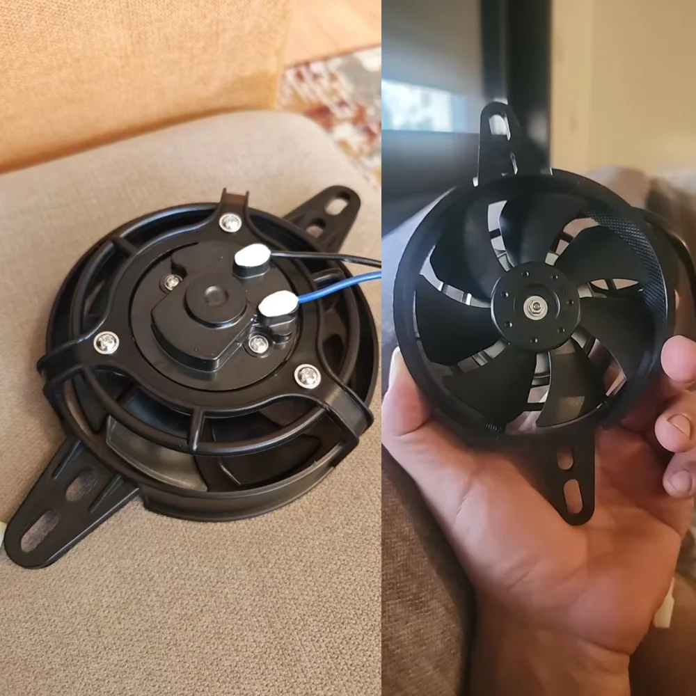 For Suzuki DRZ 400 DR-Z DRZ400 DRZ400SM RM RMX RMZ 250 Motorcycle Electric Cooling Fan Strong Wind Radiator Fan Cooler Engine