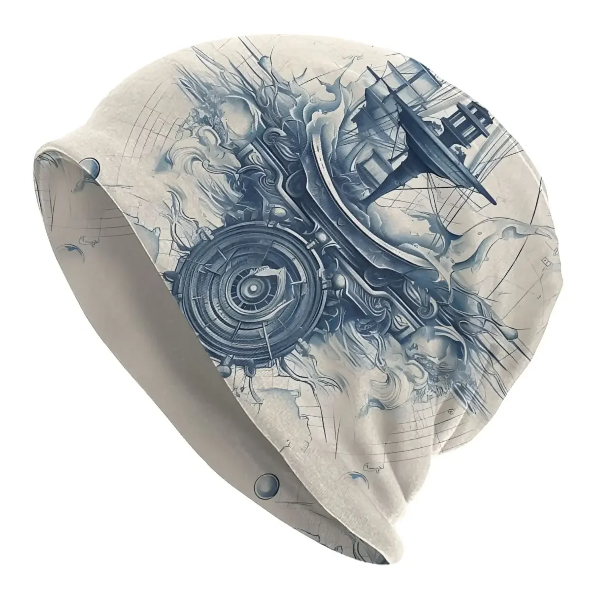 Sailor's Navigating Dreams Bonnet Homme Fashion Skullies Beanies Caps For Men Novelty Hats