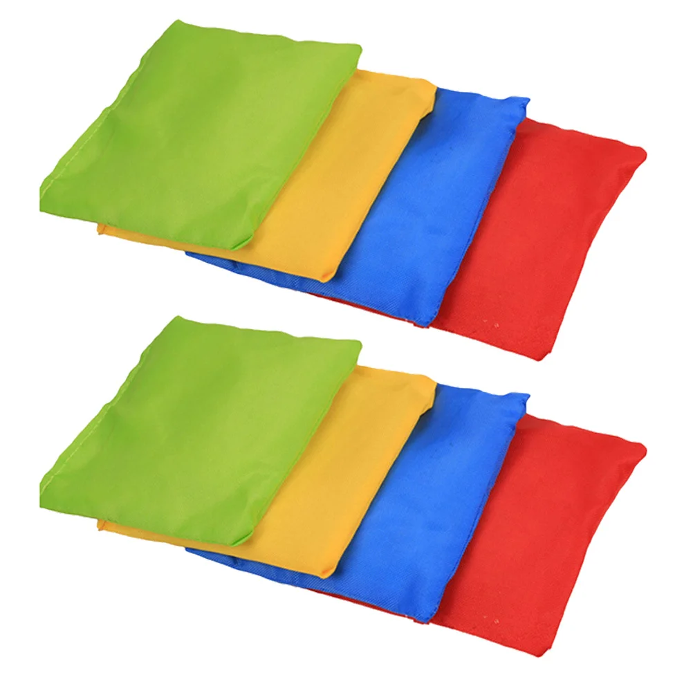 8Pcs Lightweight Sandbag Game for Children Active Play Outdoor Party Game Educational Motor Skill Development Fun Activity Set
