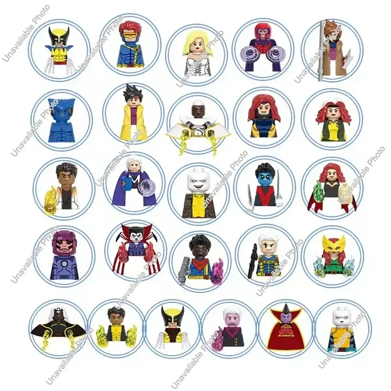 MARVEL Mini juguetes calientes vengadores superhéroe bloques de construcción Iron Man Doctor Strange Hulk Thanos Spider-Man Venom Hawkeye ladrillos juguete