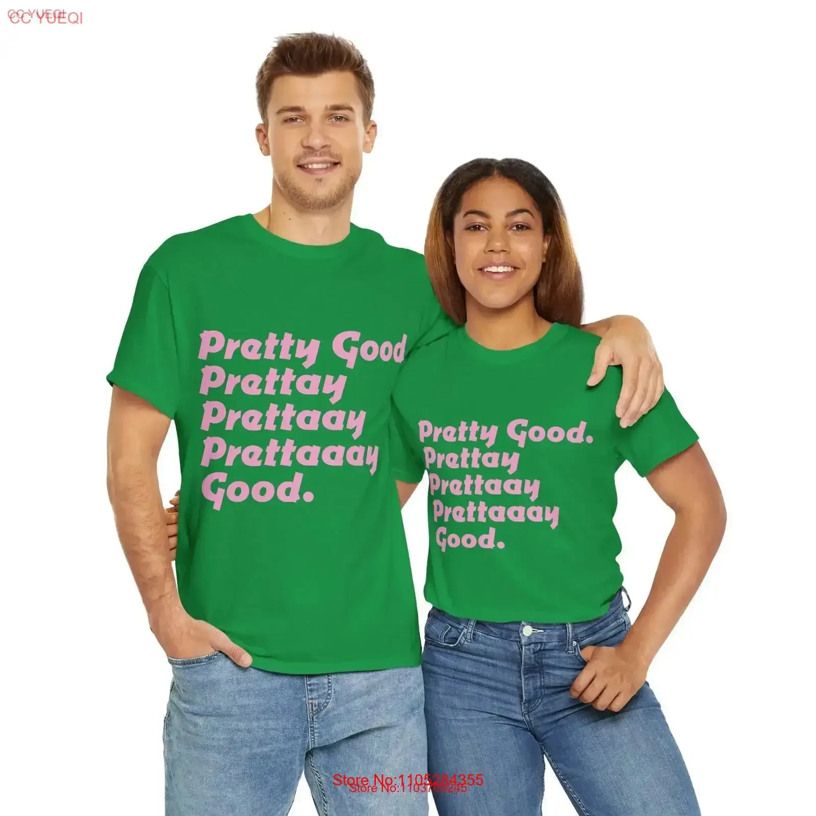 Pretty Prettay Good Larry Heavy Cotton T Shirt vintage Washed Top For Everyday Wear designer clothes fashion homme Stretched