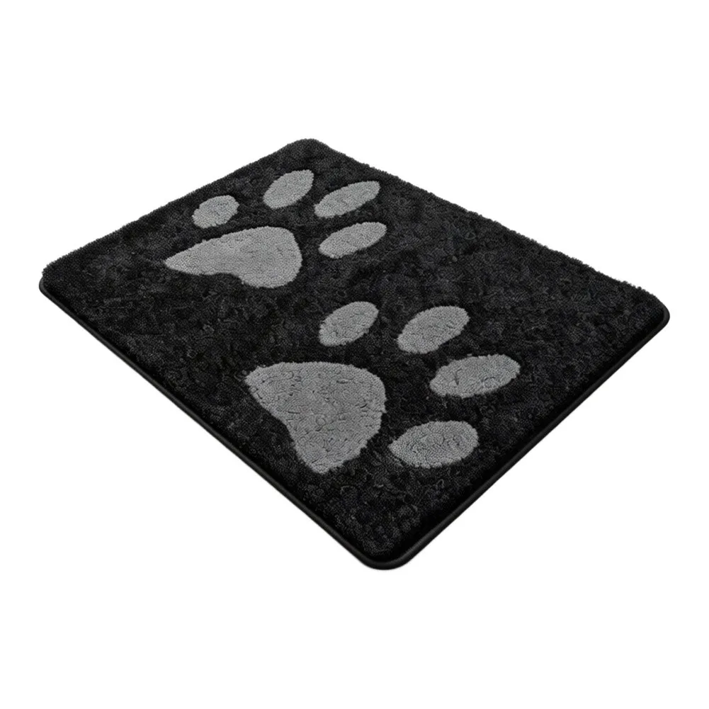 Microfiber Dog Floor Mat 20x32in 24x35.5in Non Skid Welcome Mat Absorbent Machine Washable Entryway Rug for Home Use
