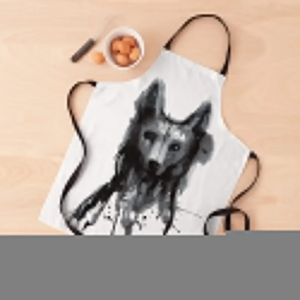 

Eclipse Shadow Wolf (without name) Apron household woman Kitchenware Kitchen Apras For Women For Cosmetologist Apron