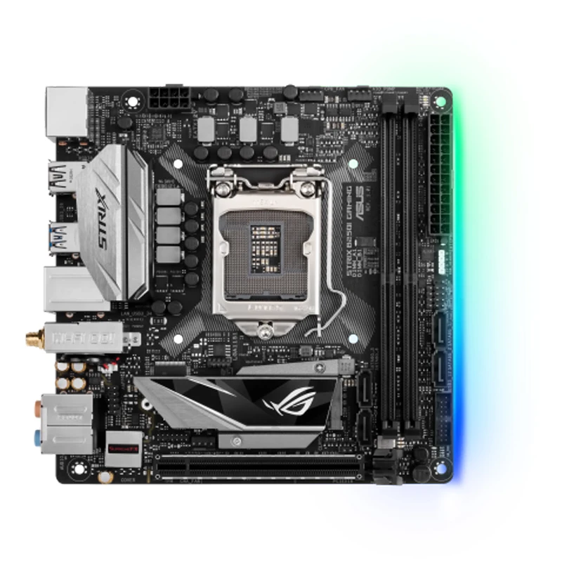 

Used ASUS STRIX B250I GAMING B250 motherboard DDR4 32GB PCI-E 3.0 M.2 HDMI Mini ITX for 7th/6th generation Core i7