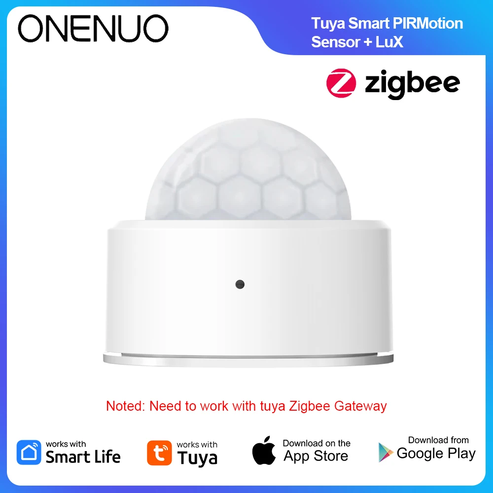 Tuya ZigBee Light Sensor Luminance Sensor Illumination Brightness Detector Home Automation with Smart Life Device Linkage Tuya