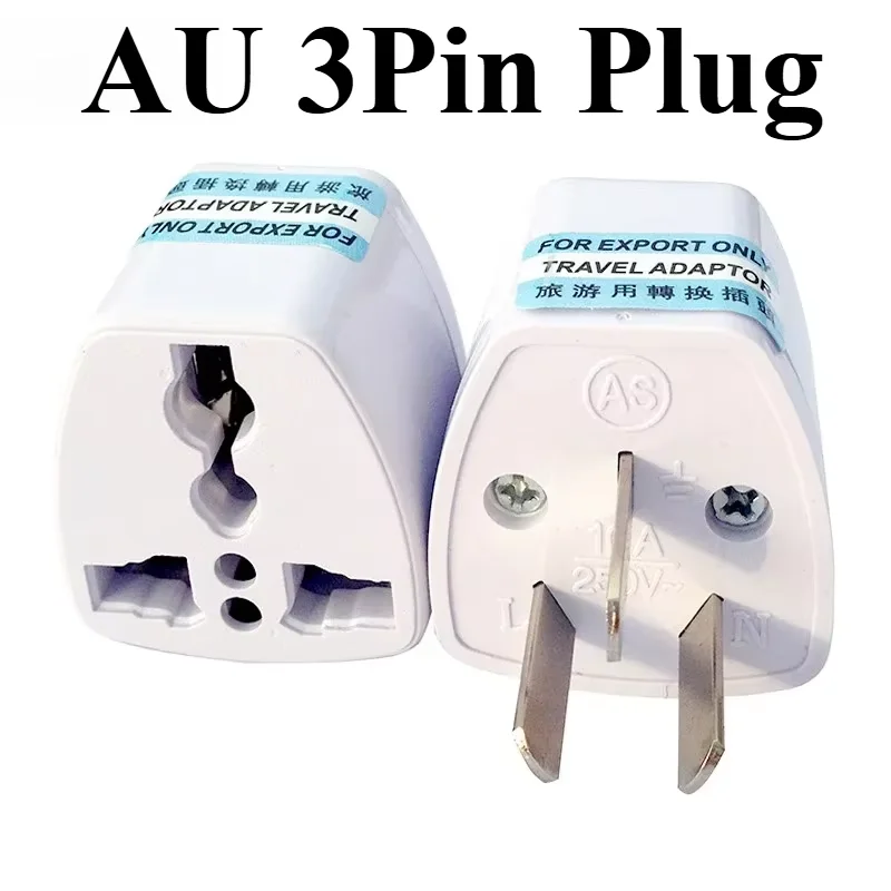 

Australia Power Plug Universal 3/2Pin UK/US/EU to AU NZ AC Ground Adapter Travel Converter For Mobile Phone Household Appliances