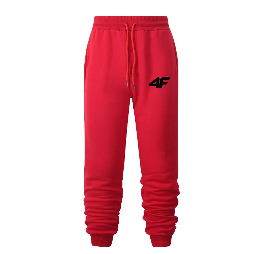 2025 New Autumn/Winter Fashion Printed Men's Pants for Casual Warmth and Windproof Suitable for Daily Outdoor Activities