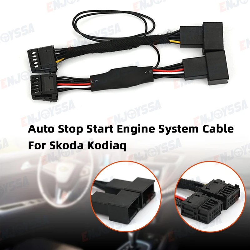 For Skoda Octavia Super B Kodiaq Karoq Fabia Scala Rapid Auto Start Stop Engine System off Eliminator Stop Start Canceller Plug view 2