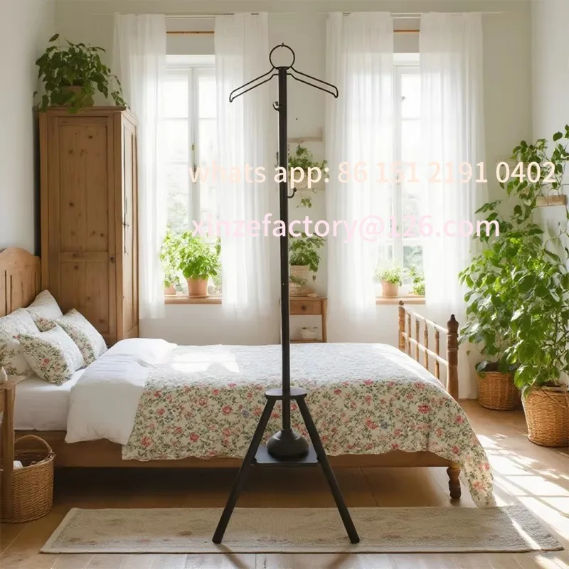 

Customizable Luxury Home Furniture Metal Clothes and Hats for Home Living Room Hangers Clothes Rack Stand