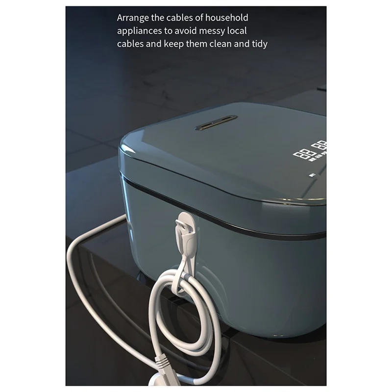 AT51-Cable Organizer, Suitable For Electrical Extension Cord Winder, Kitchen Cord Organizer, Cable Holder 12Pcs