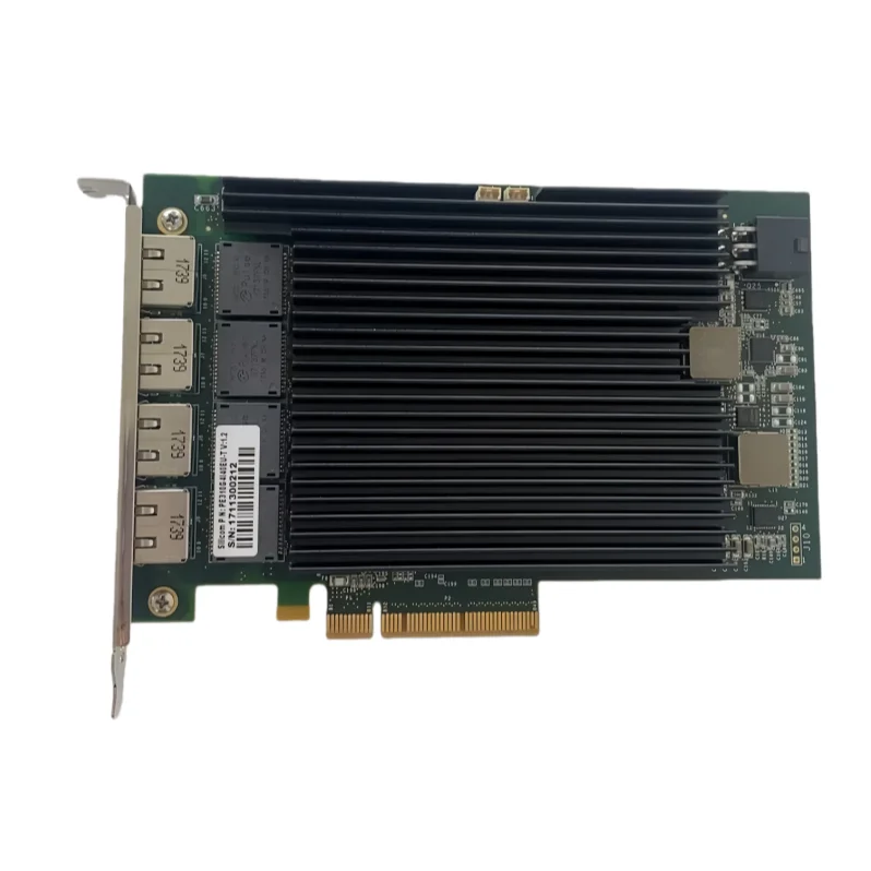

FOR Silicom Quad Port 10GB PCIe RJ45 PE310G4I40EU-T X540-T4 Ethernet Network Adapter