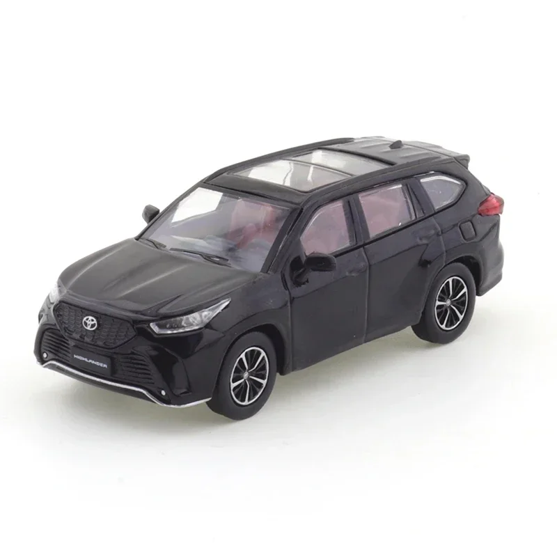 JKM 1/64 Toyota Highlander XSE Американский спортивный седан внедорожник автомобиль из сплава литая под давлением металлическая модель детский