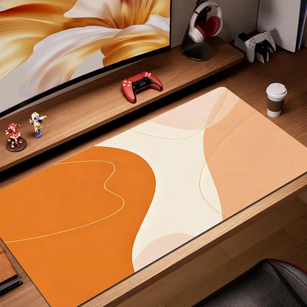 

Morandi pu mouse pad nonslip and odorless computer accessories HYBXAXC waterproof, anti-fouling and oil-proof leather table mat