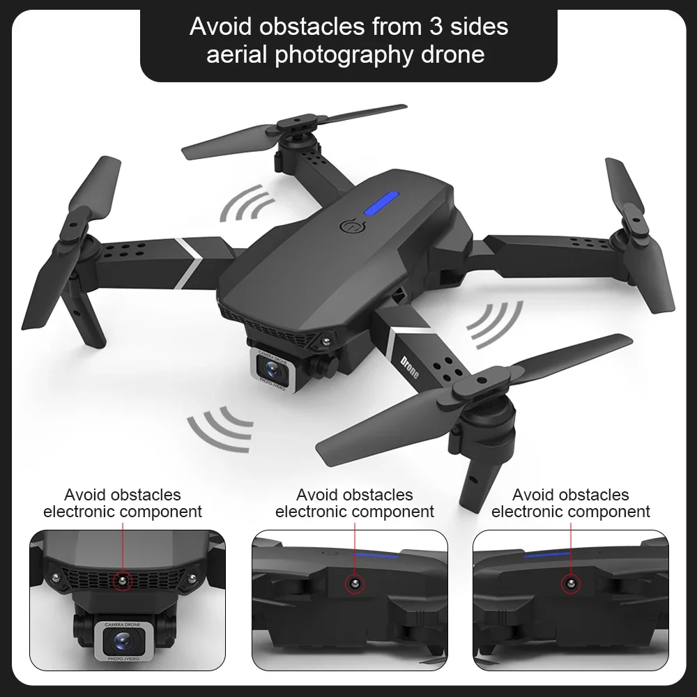 Xiaomi Mijia E88 Pro Aerial Photography Aircraft 8K Dual Camera Drone Three-Axis Gimbal Automatic Cruise Folding Drone