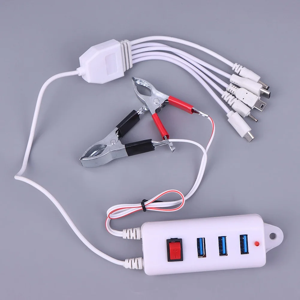 Switch Control Adapter Mobile Charging Adapter for Easy On Off Switch Safe Charging Operations Portable Design Robust Materials
