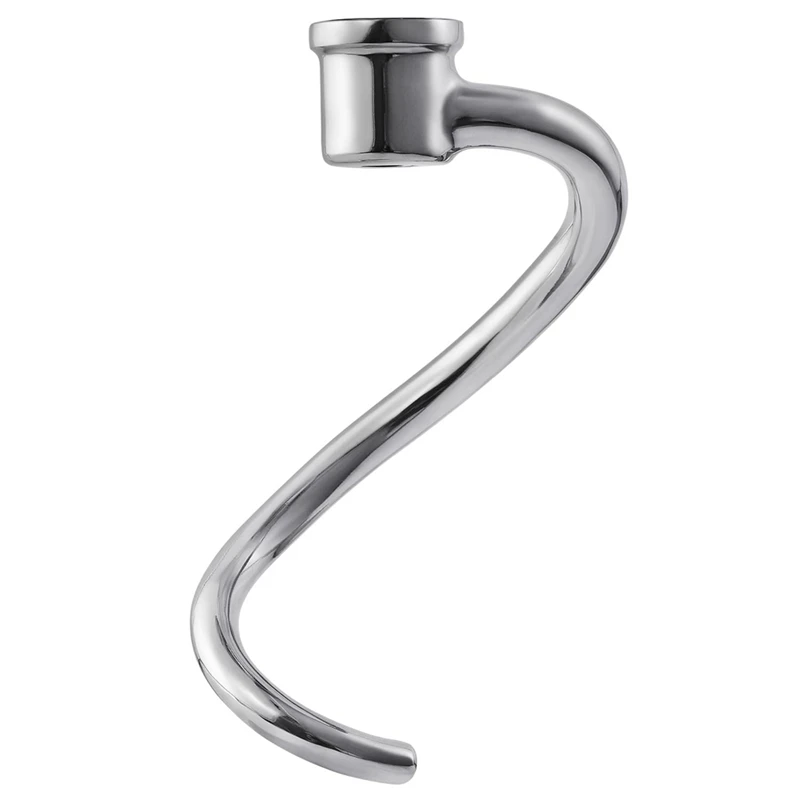 

Dough Hook For Kitchenaid 6QT Mixer KV25G0X, KP26M1X, Pro 600 Series Parts Stainless Steel Spiral Dough Hook Attachment