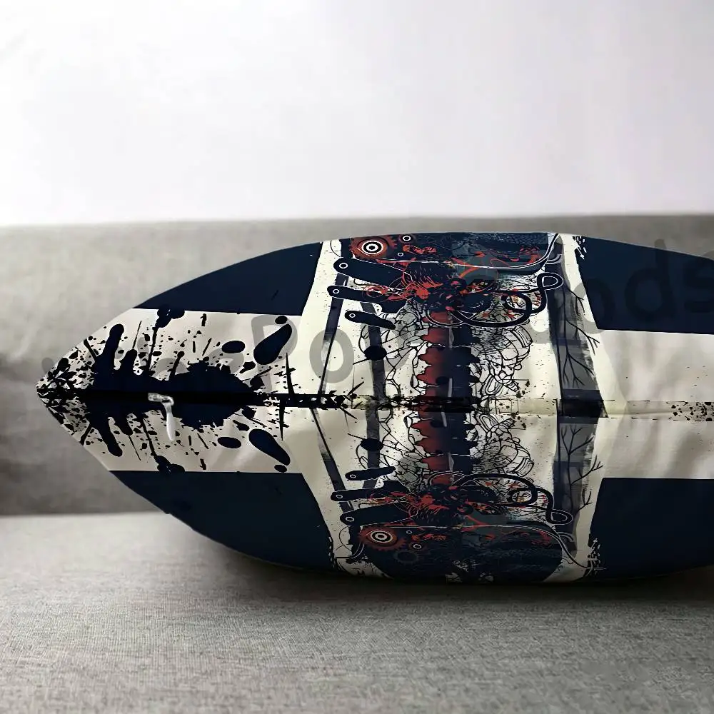 T-Three D-Days G-Grace Double Sided Print Soft Throw Pillow Cover Washable RV Camper Interior No Insert