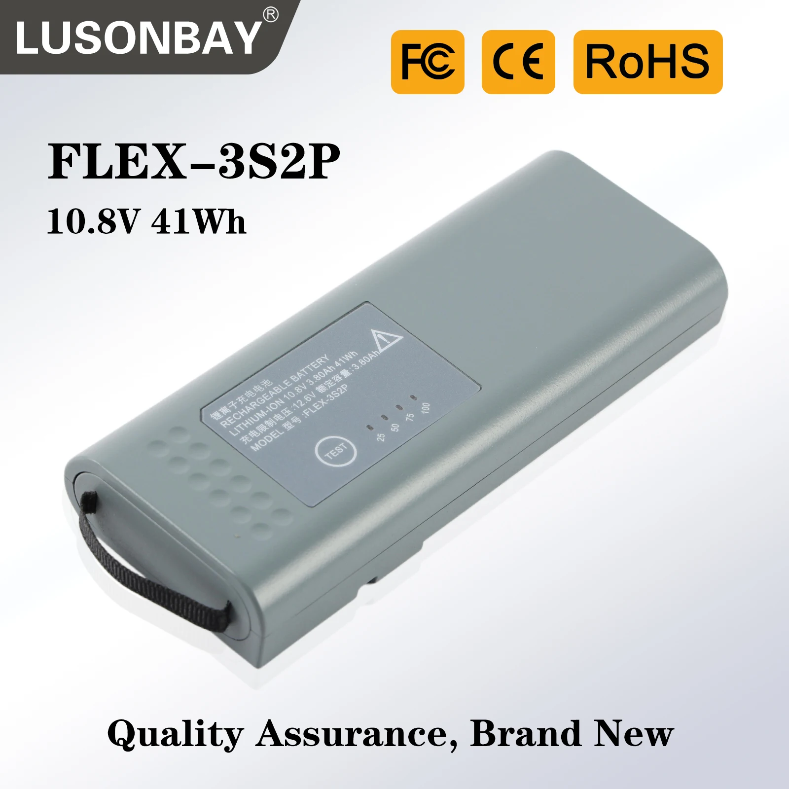 FLEX-3S2P 2026 Replacement Battery For GE Healthcare Monitor B450 B105 B125 REF2062 2062895-00895-001 101818-42336 10.8V 41Wh