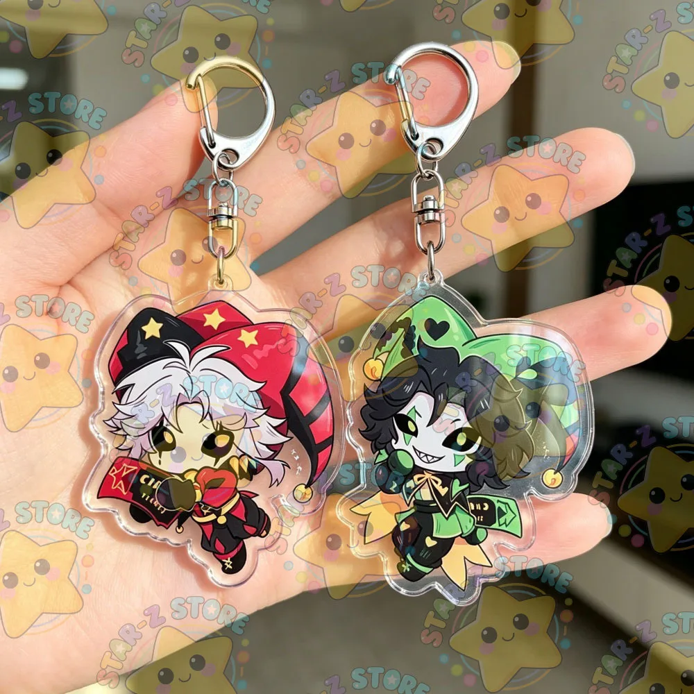Freak Circus Anime Cartoon Character Keychain Accessories Bag Charms Women Keyrings Jewelry Fans Freinds Gift
