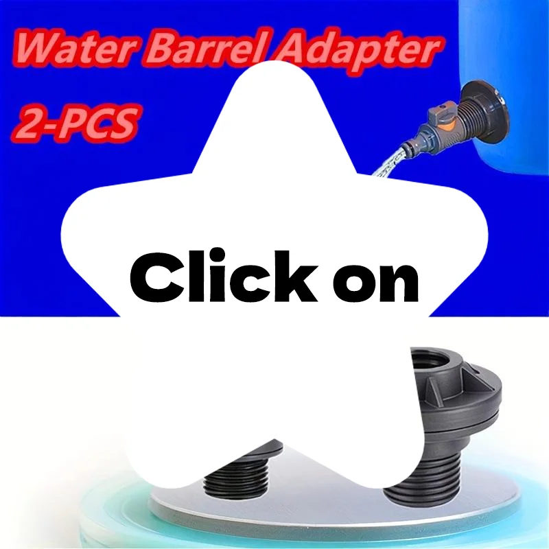 PVC IBC Water Tank Adapter With Valve Quick Installation Rainwater Collection Connector Kit For Garden Hose Plumbing Use