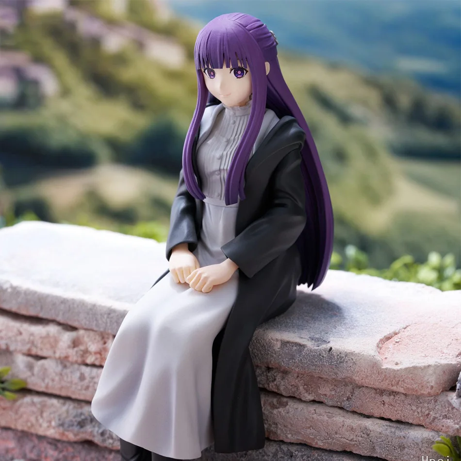 Anime Frieren Beyond Journey's End Fern Sitzende Figur PVC-Statue Sammlerstück Modell Desktop-Dekoration Geschenk – Detail 4