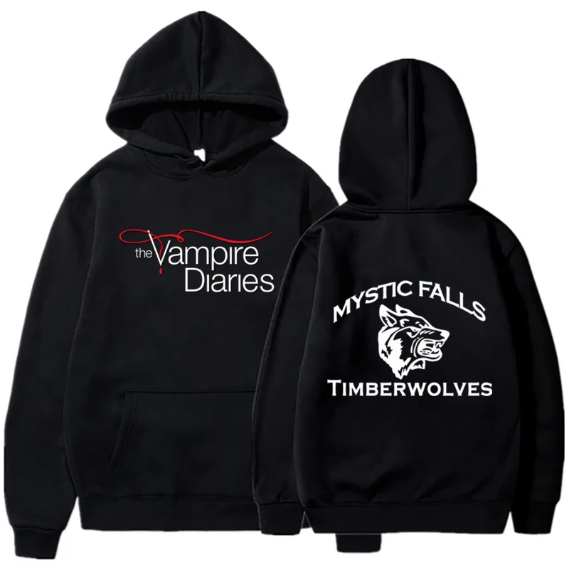 The Vampire Diaries The Eras Tour Hoodies Men Women Fashion Casual Pullover New Outdoor Sweatshirt Unisex Outfits Men's Clothing