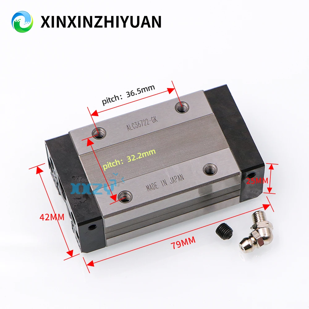 Original THK Linear Guide Slider SHS20V1SS(GK) Rail Block for Inkjet Printer UV Flatbed Machine Slider