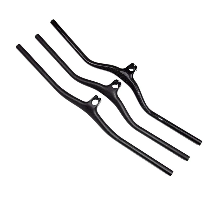 Carbonfaser-Mountainbike-Lenker, integrierter Schwalbenschwanzlenker, 25 Grad, 8 Grad Riser-Bar mit Code-Uhrenhalterung, MTB-Teile
