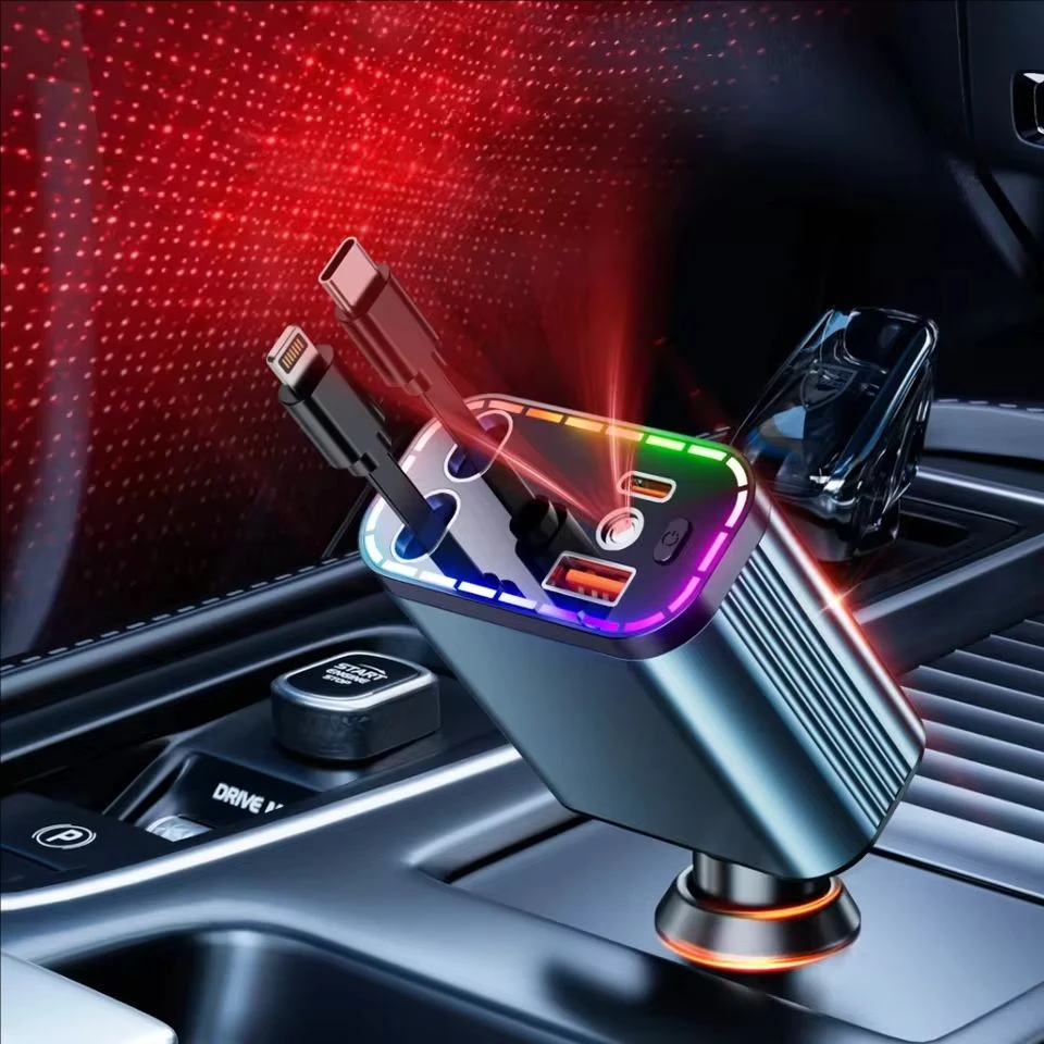 4-In-1 66W Car Fast…