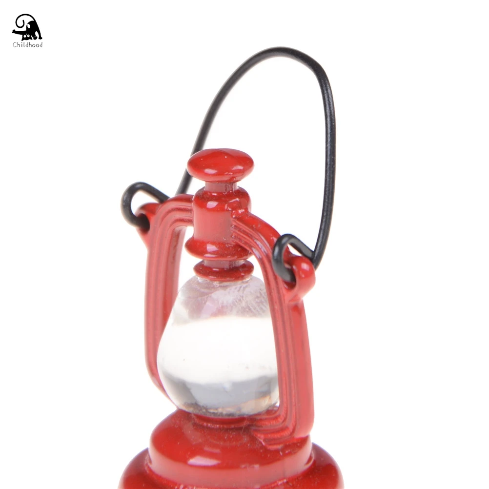 1 pz 1:6 scala Retro lampada a olio casa delle bambole giocattolo in miniatura bambola cibo cucina soggiorno accessori 23mm * 43mm