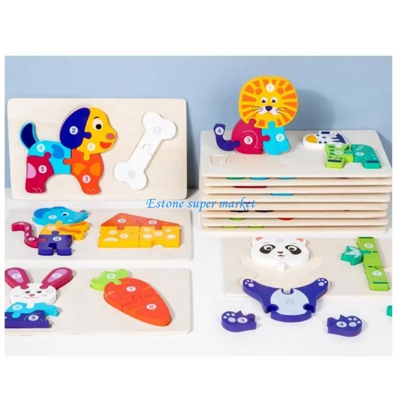 090B Wooden Puzzles Baby Puzzles Board for Preschool Educational Puzzles Puzzles for Kids Puzzles
