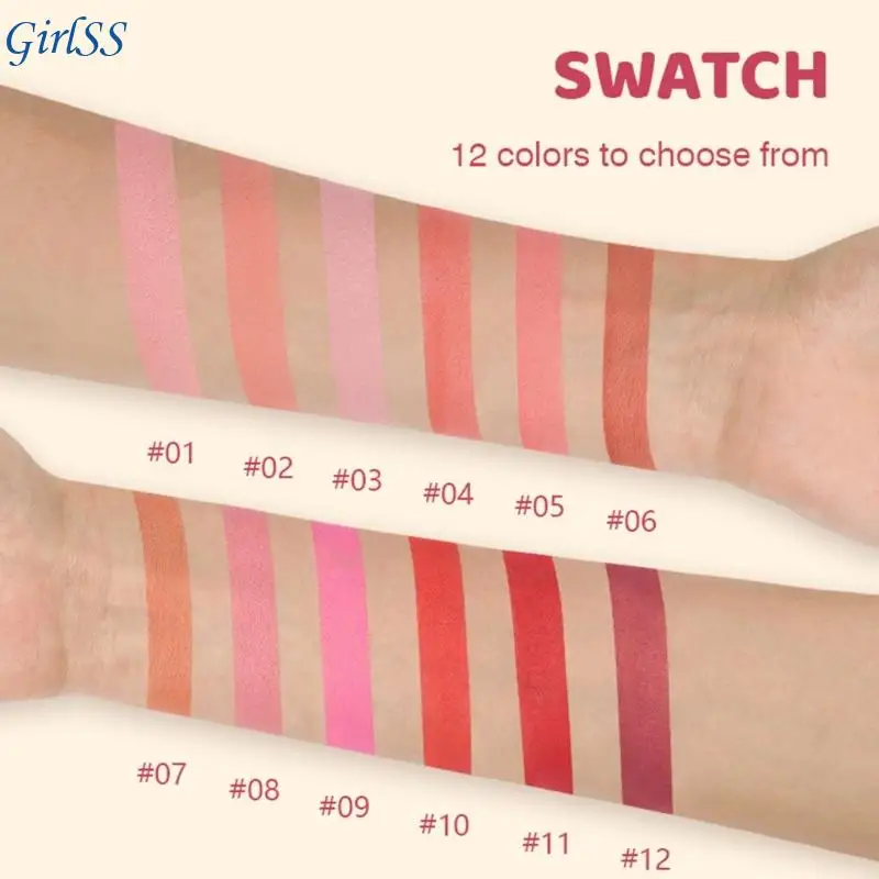 Powder for Cheeks Matte Face Blusher Palettes Long Lasting Light Weight Powder Makeup Natural Look T4MB