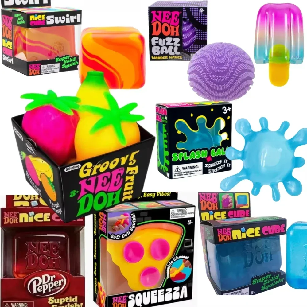 

New Design Schylling Atomic Stress Relief Ball Squishies Toy Blind Box Adult Party Gift Tool Stress Relief Toy Fidget Toy