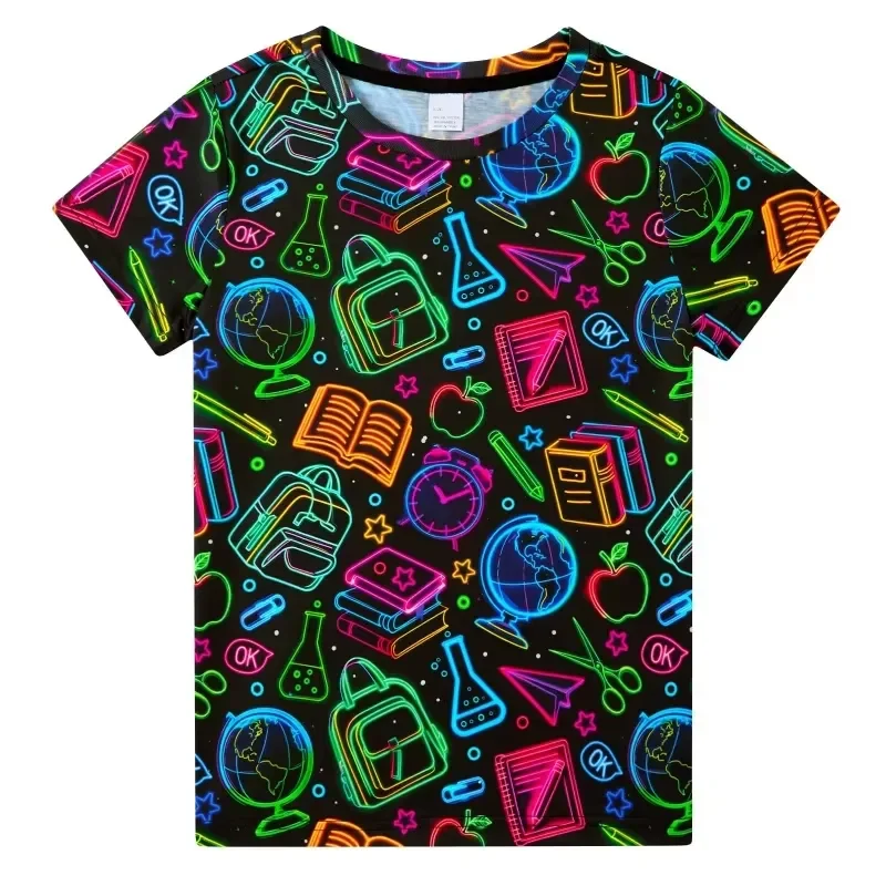 2026 3D Printed Astronaut and Planet Design Halloween Pumpkin Pattern T Shirt for Men Summer Streetwear O Neck Short Sleeve