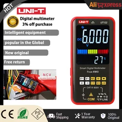 UNI-T Smart Digital Multimeter UT121A UT121B UT122 AC DC Voltage Tester Multimeter True RMS Digital Capacimeter Frequency Meter