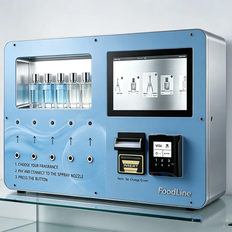 Smart Perfume Vending Machine Self Service Wall Stand Perfume Spray Vending Machine for BIZ Perfume Dispenser Vendor Machine Ome